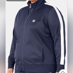 Fila On Track jacket Navy NWT size 1X